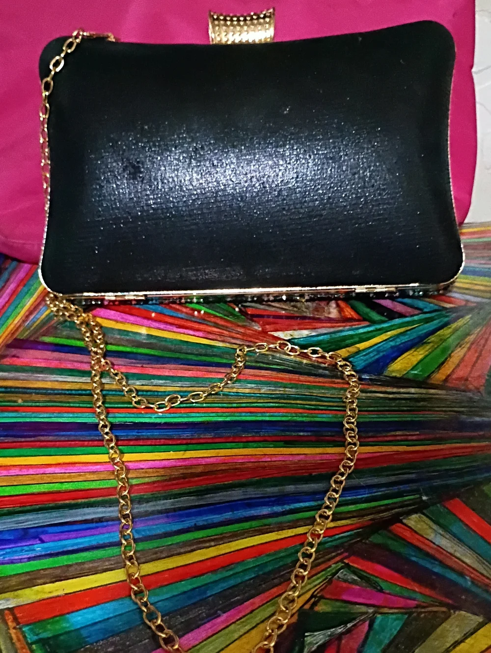Evening Bag Unforgettable, Stunning. Blue, Gold, Diamonds & Sapphires